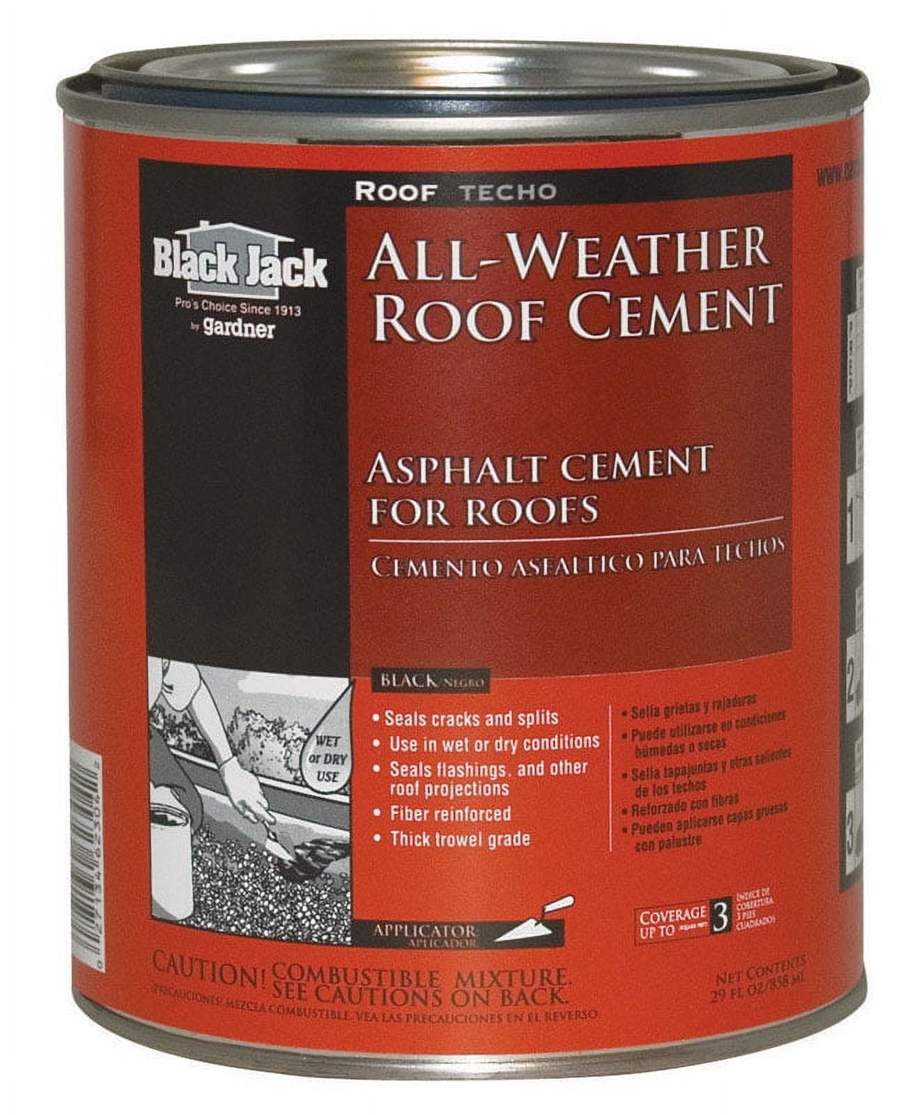 Roof Cement Wet or Dry Surface