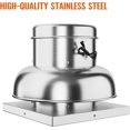 thumbnail image 1 of Roof Exhaust Fan | 1400 CFM | Quiet Motor | Weather-Resistant | Perfect for Restaurants & Warehouses, 1 of 7