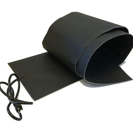 Roof Heating System | Snow Outdoor Melting Mats, 120 V, Sizes 25'ft x 13" inches, Black