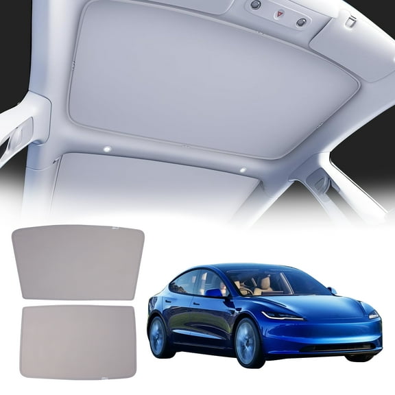 Roof Insulation for 2023-2025 Tesla Model 3 Sunshade UV Heat Shield