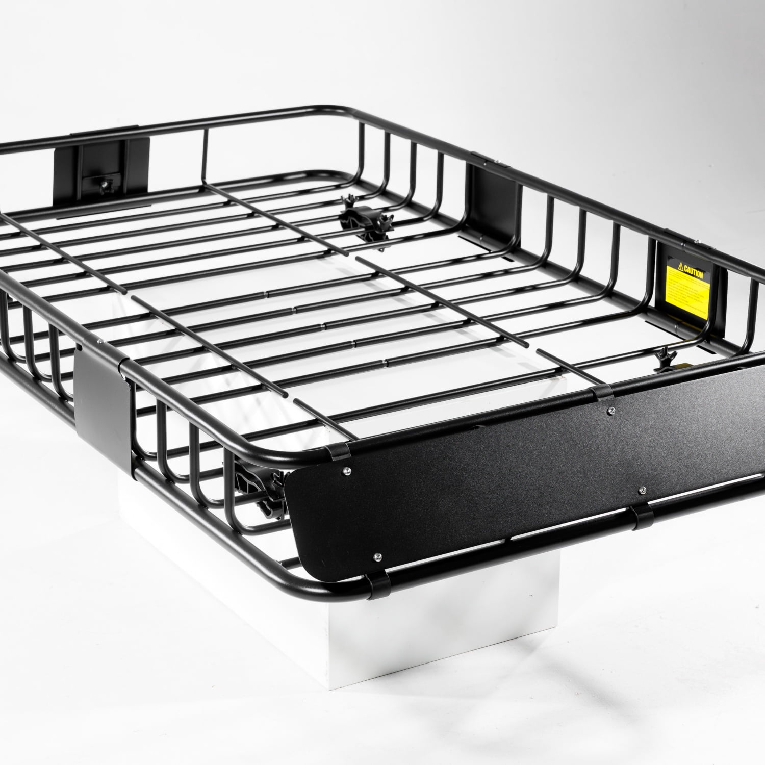 Roof Rack Basket Rooftop Steel Roof Rack, Cargo Carrier with 250 Lbs Capacity, Extension Black Car Top Luggage Holder 64"x 39" Universal for SUV/ Wagon / Seden