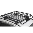 thumbnail image 1 of Roof Rack Cargo Basket, 50''x38''x6.3'' Heavy Duty Steel Universal Rooftop Cargo Carrier, 220 LBS Load Capacity, 1 of 7