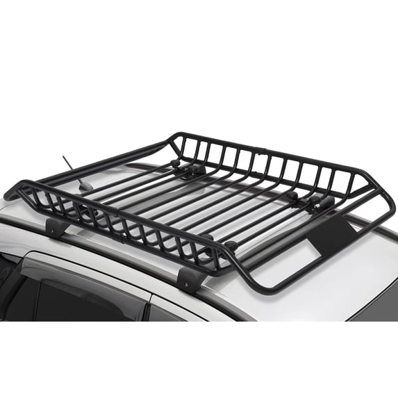 Roof Rack Cargo Basket, 50''x38''x6.3'' Heavy Duty Steel Universal Rooftop Cargo Carrier, 220 LBS Load Capacity