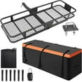 Roof Rack Cargo Basket 64" x 39" x 6" with 21 Cubic Feet Waterproof Bag