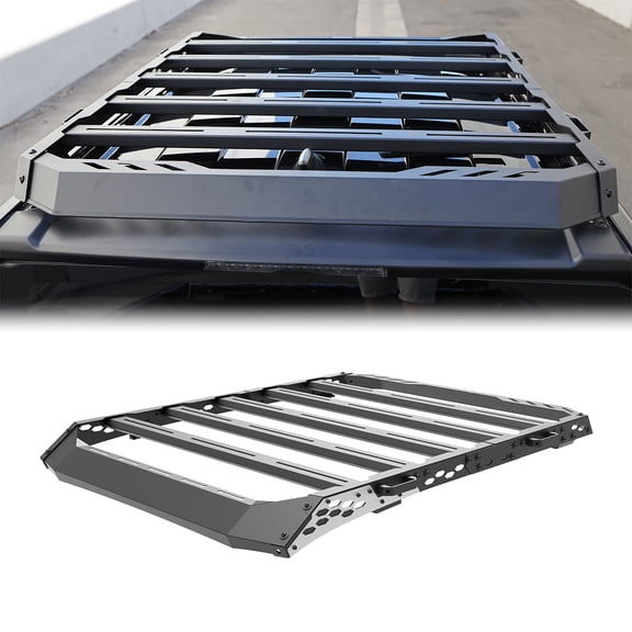 Roof Rack Cargo Platform Compatible with 2024 2025 2026 Toyota Tacoma Double Cab 4 Doors,High-Quality Carbon Steel Tray Luggage Storage Tent Platform