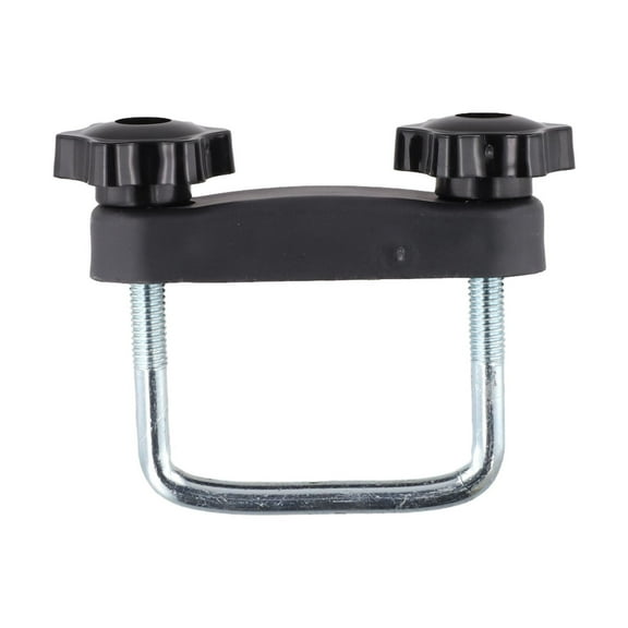 Roof Rack Clamps U-Bracket,With Locking Nut Metal Car Luggage Box Fixing Clips,6/8CM Black Removable Secure Mount,For Vehicle Roof Rails(6 CM)