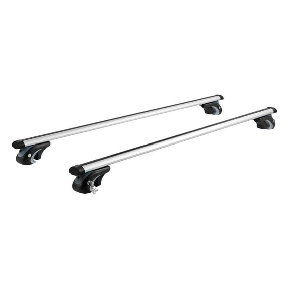 Roof Rack Cross Bars, Aluminum Fit Raised Side Rails, 200 lbs Capacity, Adjustable with Locks for SUVs, Vans, Luggage, Bikes