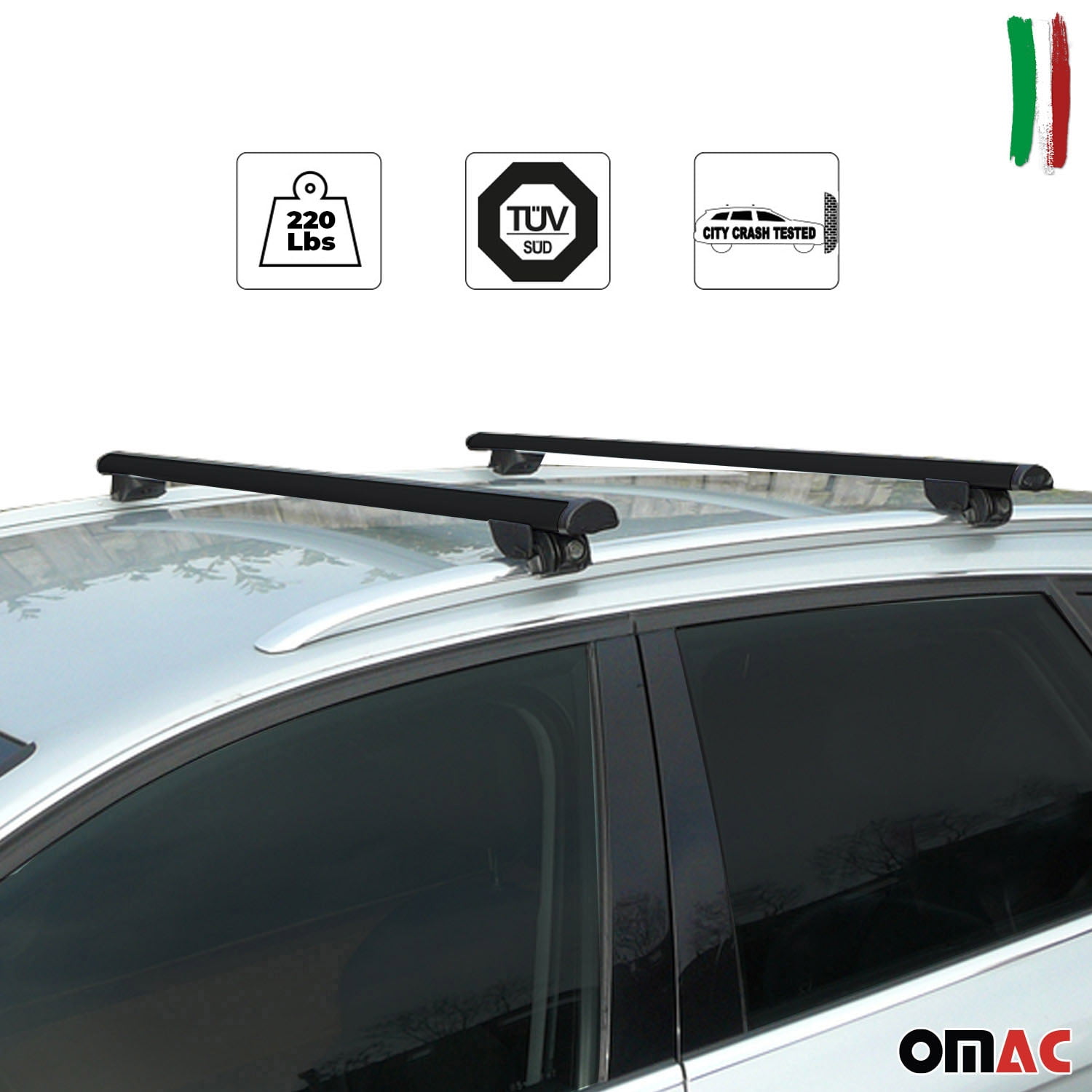 Roof Rack Cross Bars For Audi Q5 SQ5 2018 2023 Cross Rail Aluminum