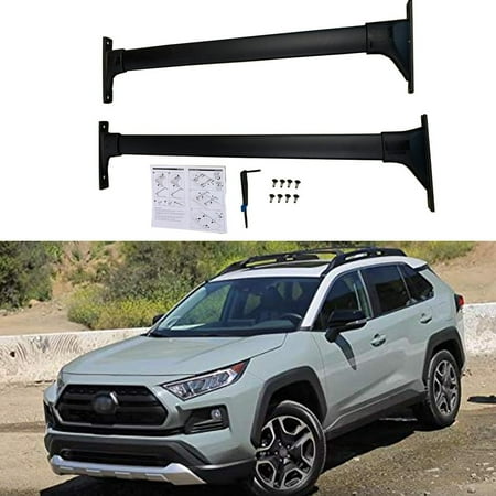 Roof Rack Cross Bars for 2019-2025 Toyota RAV4 Adventure TRD Off-Road Aluminum