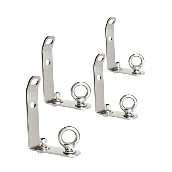 Roof Rack Crossbars Load Stops T-Slot Truck Crossbars Stainless Rooftop Racks Accessories Rustproof for Snowboard Ladder