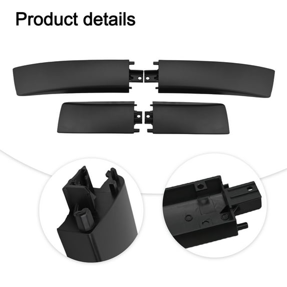 Roof Rack Rail End Covers for Suzuki Grand Vitara 2006-2015 - 4pcs Set