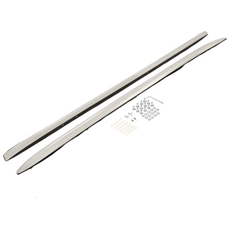 Roof Rack Side Rails Silver For 16-22 Pilot Sport Utility Bars Style 2pcS Pair