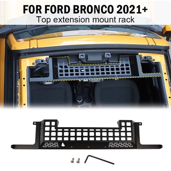 Roof Rack Storage Top Cargo Carrier Holder Barriers for Ford Bronco 2021-2023