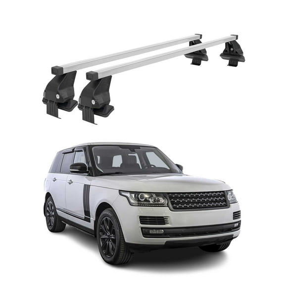 Roof Rack for LR Range Rover 5 2021-2023 Smooth Cross Bar Luggage Carrier Silver