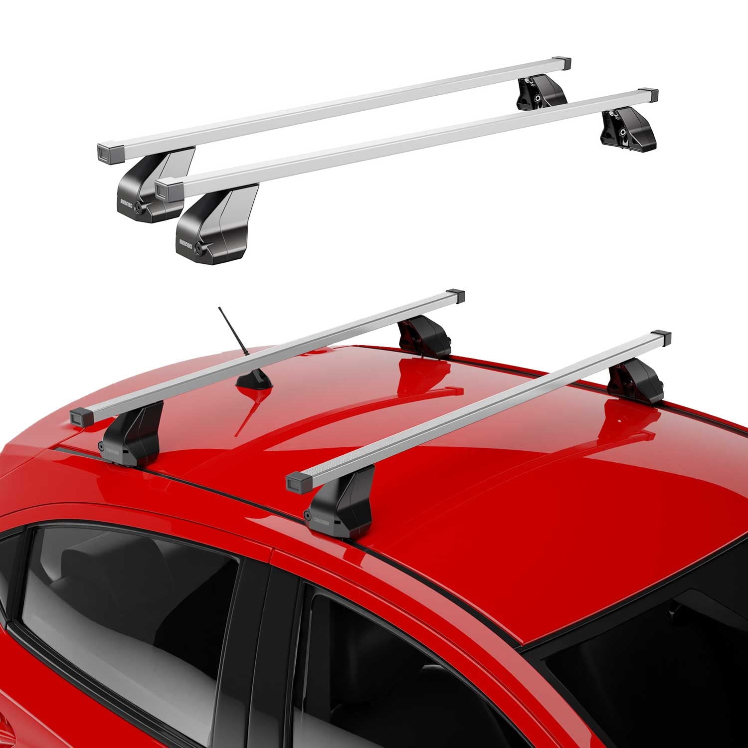 Fix Point Roof Racks Top Cross Bars for Mazda CX-5 2013-2016 Gray 2Pcs ...