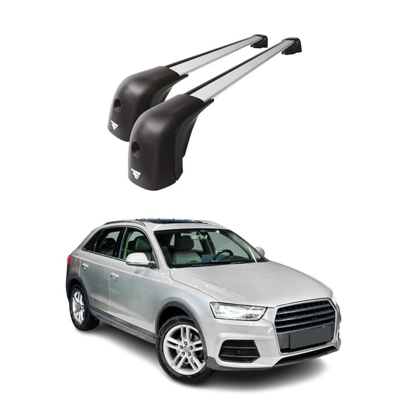 2015-2026 Audi Q3 Roof Racks Cross Bars Silver