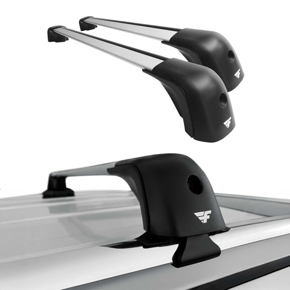 Roof Racks Cross Bars for Volvo XC70 2003-2007 Aluminium 220lb Silver