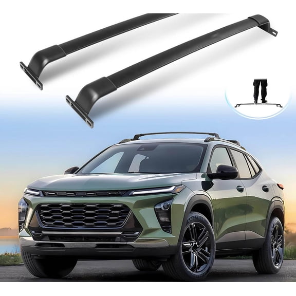 Roof Racks Fit for Chevy Trax 2RS ACTIV LT - Cross Bars for Kayak Snowboard Surfboard Bike Canoe Ski Cargo Rooftop Accessories
