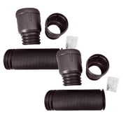 Roof Rain Gutter Downspout Extensions Flexible,Drain Downspout Extender,Down Spout Drain Extender, Gutter Connector Rainwater Drainage,Extendable from 18 to 59 Inches