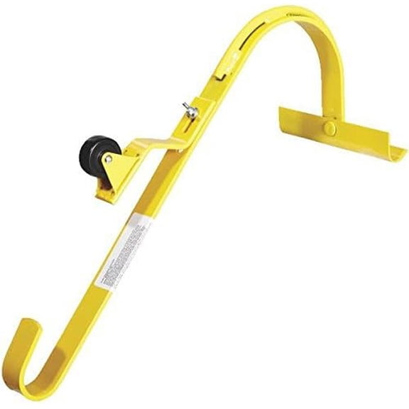 Roof Ridge Ladder Hook With Fixed Wheel & Swivel Bar by
