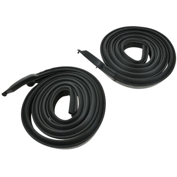 Roof Side Rail Seal Kit 2 Piece Set - Compatible with 1964 - 1965 Chevy Malibu Hardtop 2-Door