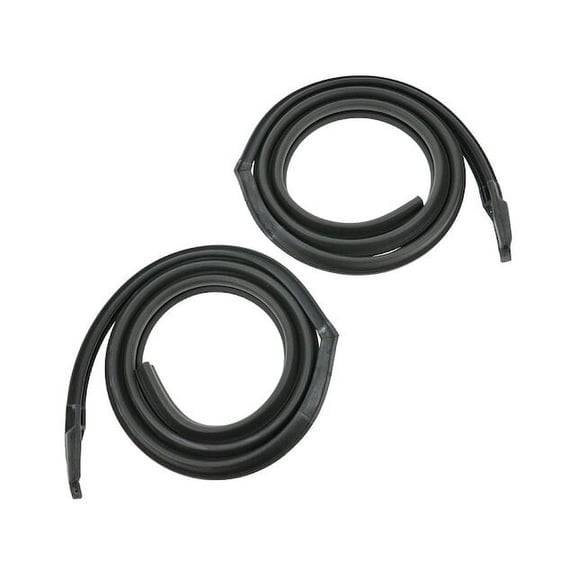 Roof Side Rail Seal Kit 2 Piece Set - Compatible with 1967 - 1968 Chevy Impala Hardtop 2-Door