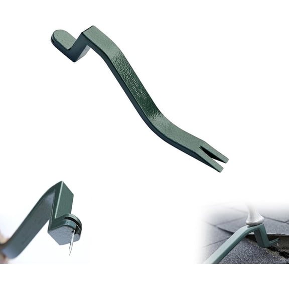Roof Snake Tool,Roofing Tools and Equipment,Shingle Removal Tool,Pitch Hopper,Nail Remover Pry Bar for Safe Roof Shingles Replacement,Shingle Nail Installer,Roof Shingle Nail Puller