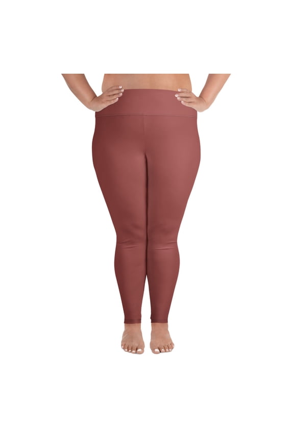 Roof Terracotta, Burgundy Plus Size Leggings, Burgundy Leggings for Plus Size, Big Size Burgundy Leggings, Burgundy Leggings for Big Women