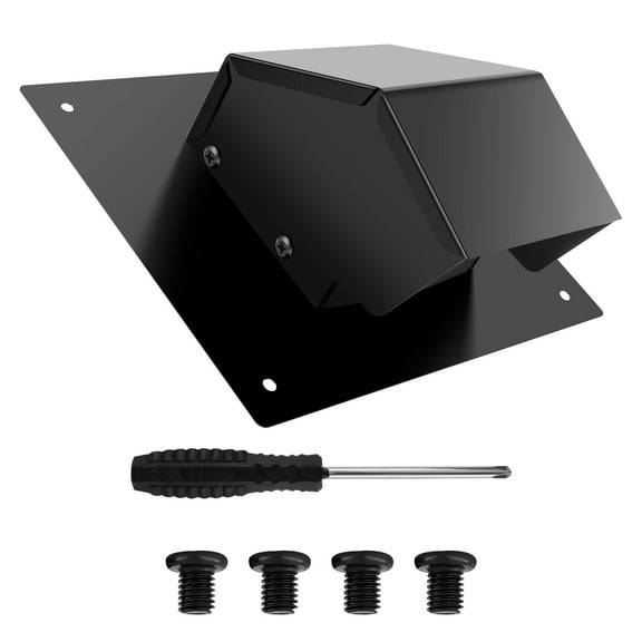 Roof Vent Cap 4 Inch 430 Stainless Steel Roof Dryer Vent Removable Roof Exhaust Vent Easy Install Roof Dryer Vent Cap Stable Roof Vent Cover with Damper for Bathroom Kitchen