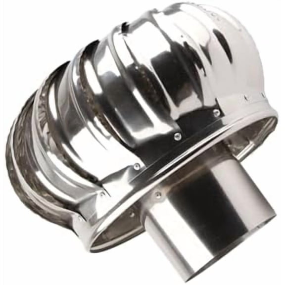 Roof Ventilator Automatic Silent Stainless Steel Pipefit Roof Ventilating Fan Wind Turbines Air Vent Attic Ventilator$$Tools & Hardware Other