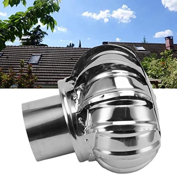 Roof Ventilator Automatic Silent Stainless Steel Pipefit Roof Ventilating Fan Wind Turbines Air Vent Attic Ventilator