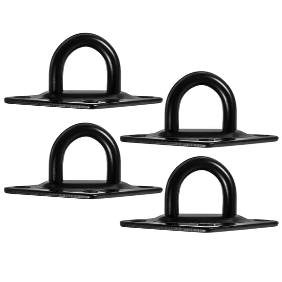 FENGGUIQU  Metal Ceiling Hooks 4 pcs for Hanging Items U Shaped Heavy Duty