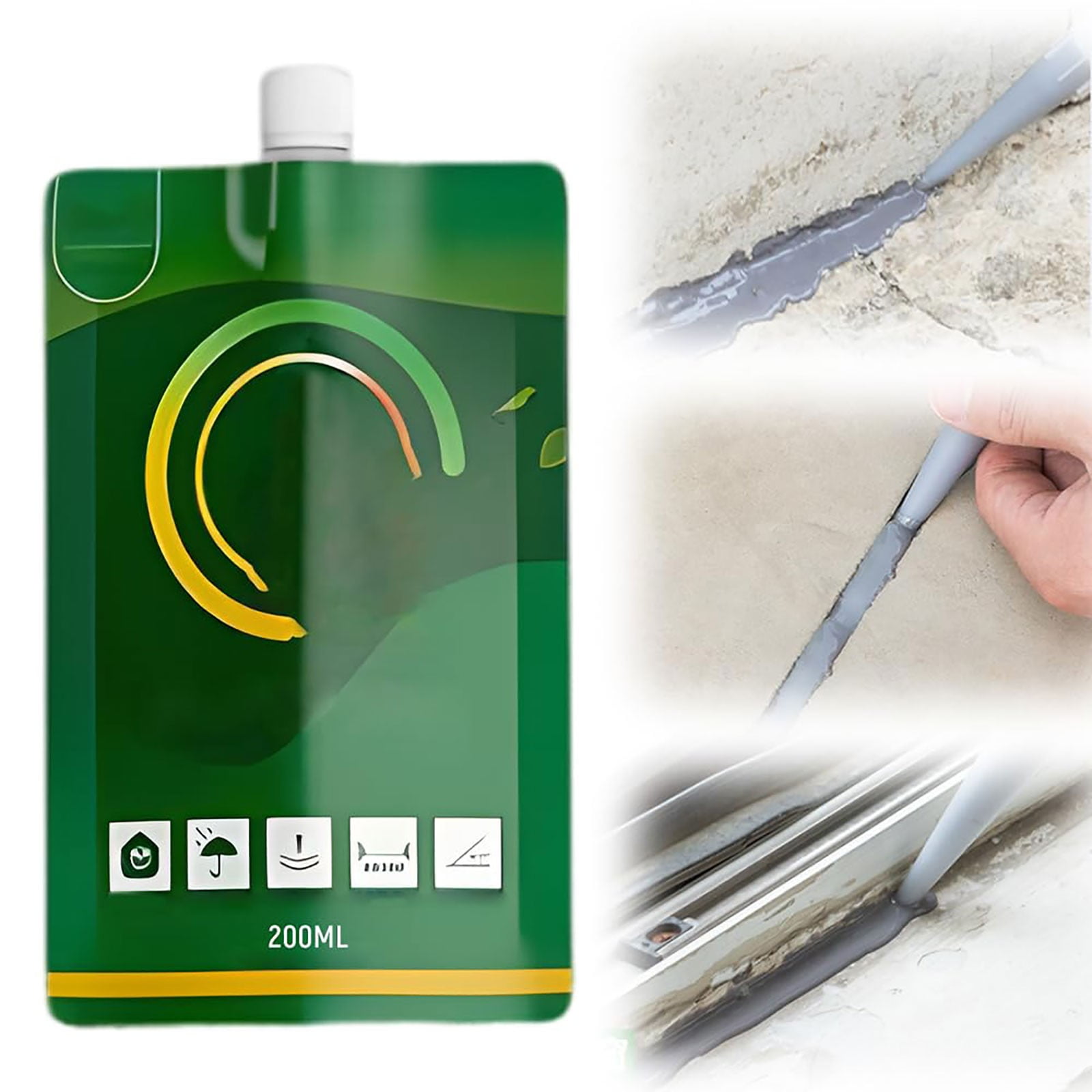 Roof Waterproofing System Utilizing Self Leveling Cement and High