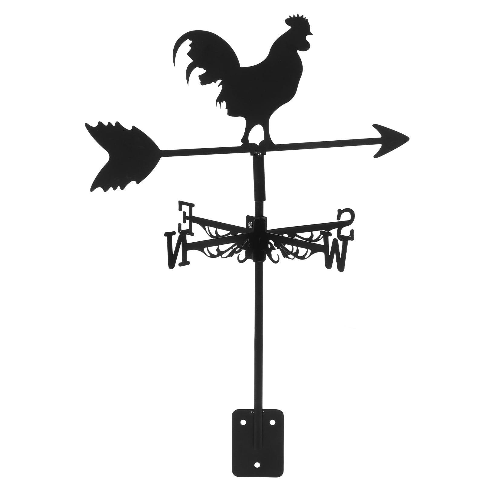 Roof Weather Vane Vain for Yard Iron Weathervane Garden Decoration