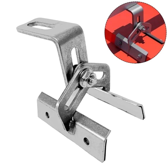 Roof hook for rail mounting on trapezoidal sheet Solar PV Photovoltaics