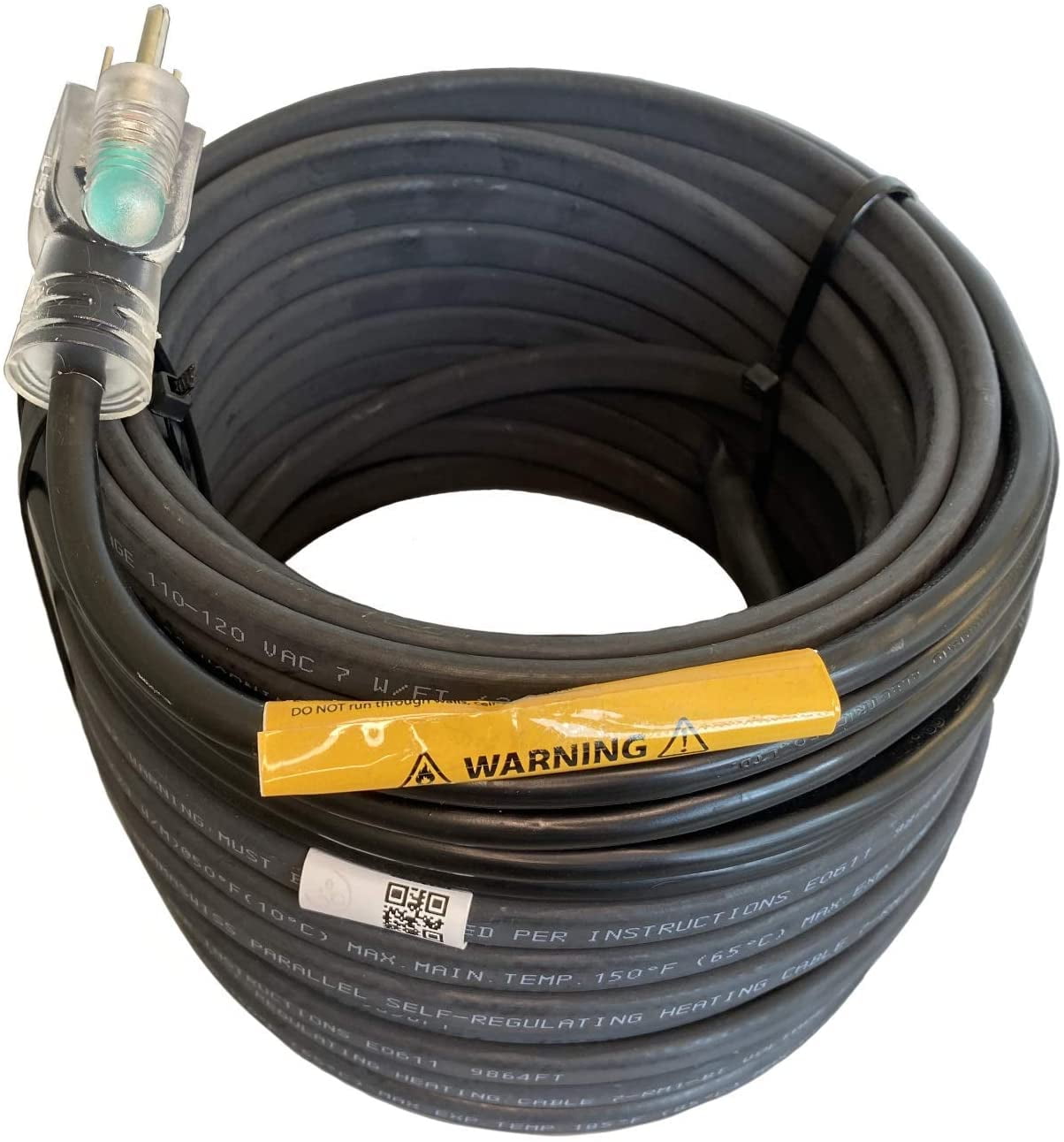 RoofMate Heating Cable for Roof&Gutter DeIcing (120V, 12 Ft)