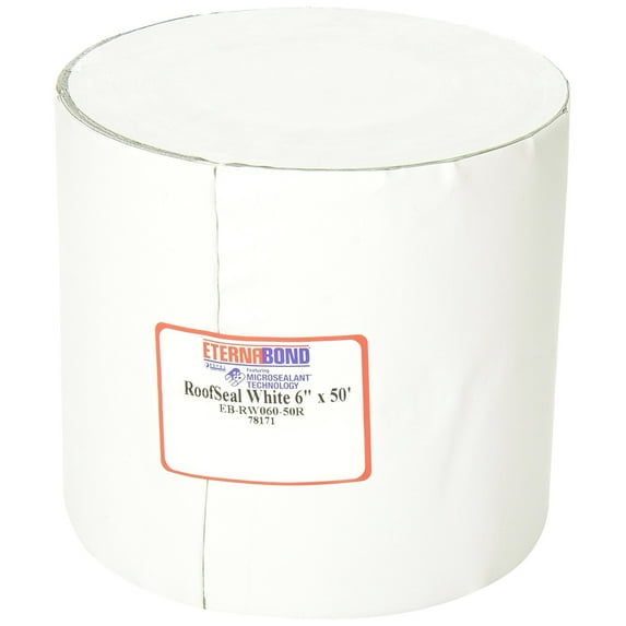 RoofSeal Sealant Tape, White - 6\" x 5'