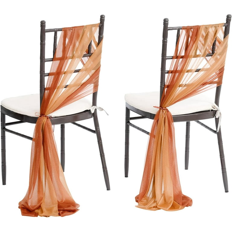 Orange chair sashes hotsell