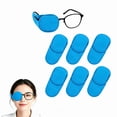 thumbnail image 1 of 6 Pack Kids Eye Patches, Eye Patches for Kids Glasses, Boys Right Eye Patches, for Kids Treating Lazy Eye Strabismus Amblyopia and After Surgery Recovery of Eye Patches (Blue), 1 of 6