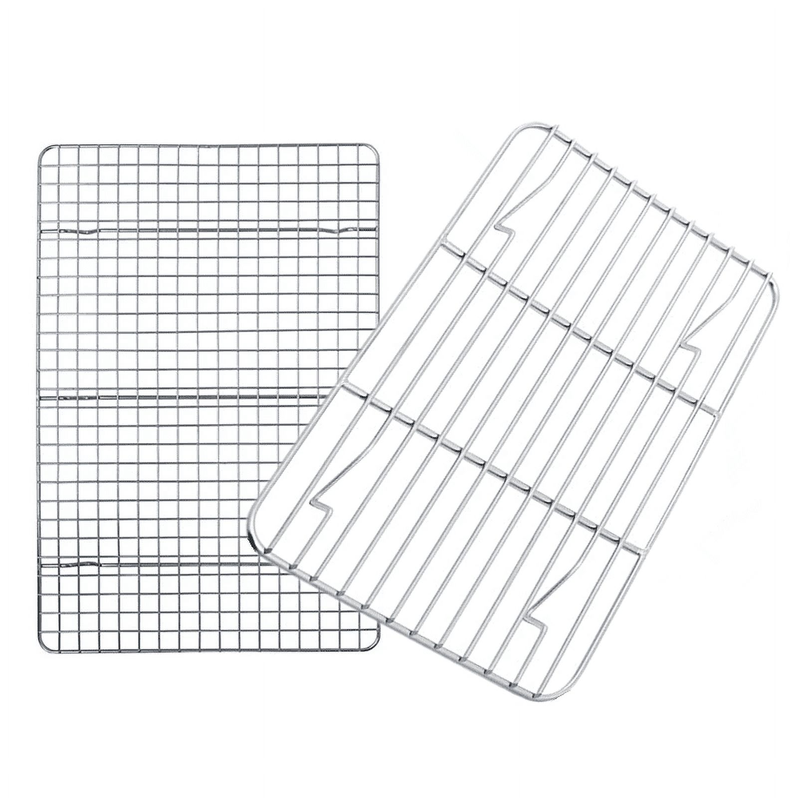 MODANU Baking Rack Set of 2 Stainless Steel Roasting Racks, Fits in ...