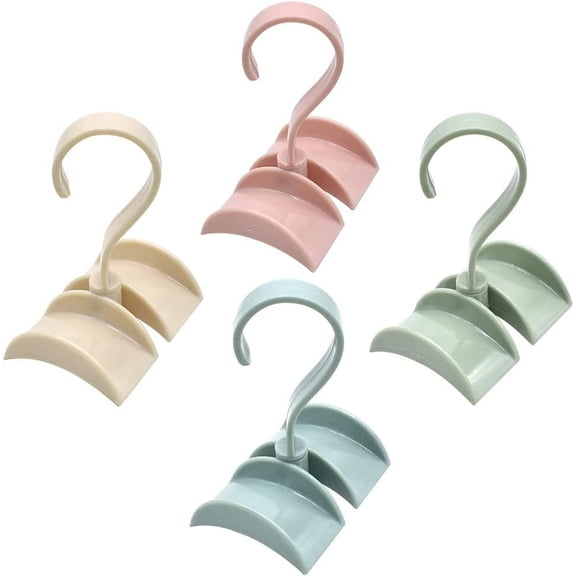 Roofei Creative Multi-Function Bag Hanger Storage Rack 360 Degree Rotating Hanger Purse Hooks for Closet Storage Hook(4 Color-4PCS)