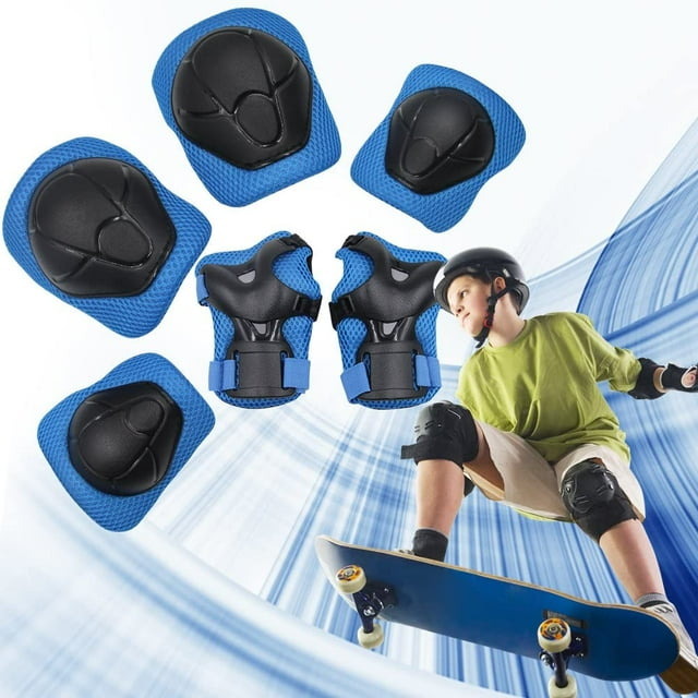 Roofei Kids Protective Gear Set 6 in 1, Sport Protective Gear Set