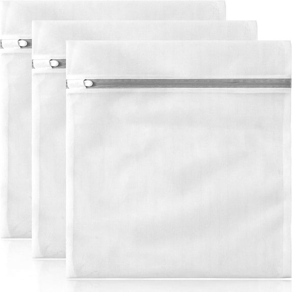 MODANU Mesh Laundry Bags Wash Bag Camping Travel Dorm Zipper Net Bags for Washing clothes 11.81*15.75in