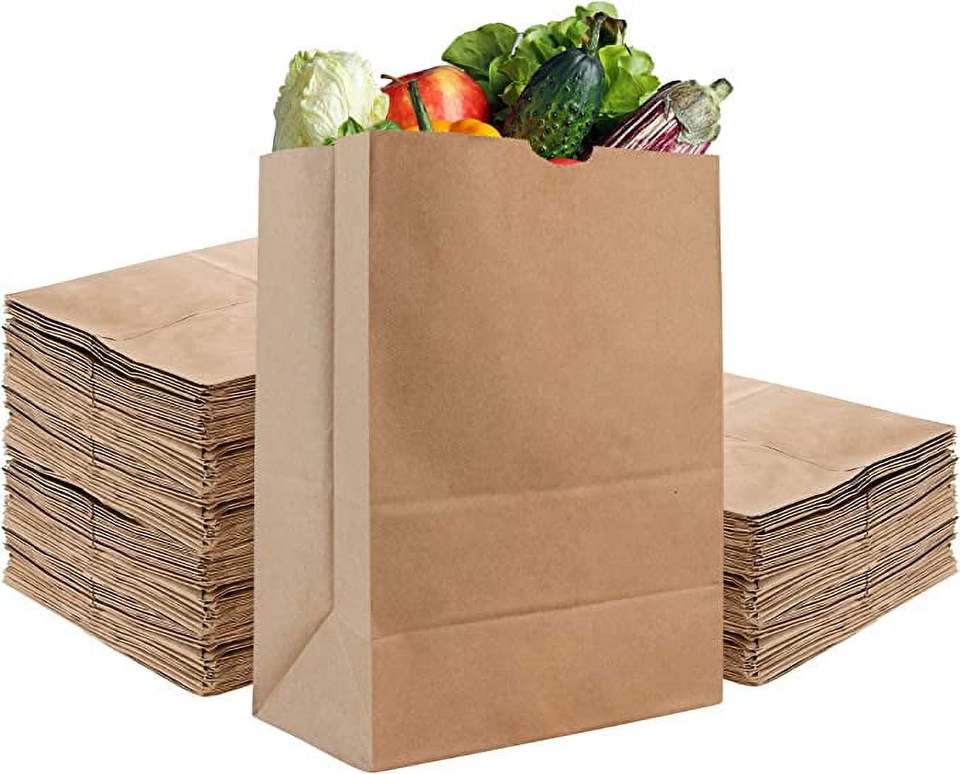 Ziploc Recyclable Paper Sandwich Bags Brown Box Of 50 Bags