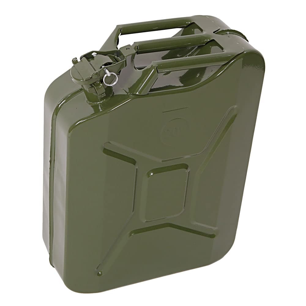 Roofei Thickened Backup Fuel Tank, With Flexible Hose,20 Litre Metal