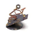 thumbnail image 1 of Roofer Handmade Metal Figurine Hand Welded Metal Art & Recycled Metal Sculptures - Unique Desk Accessories, Office Decor, & Roofer Gifts - Made in The USA, 1 of 7