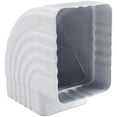 thumbnail image 1 of Roofing Gutter downspout Extension B 90° Gutter Elbow Aluminum Downspout Elbow 3x4 White（1Pcs）$$Tools & Hardware Other, 1 of 7