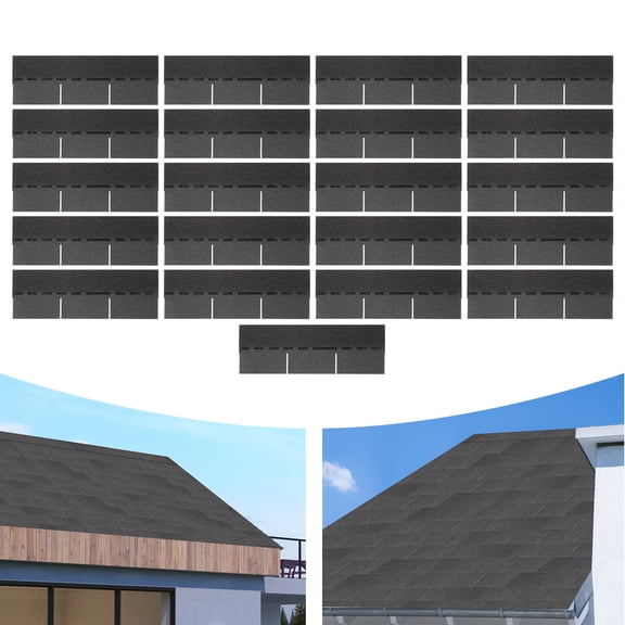 Roofing Shingles, Asphalt Shingles Roof Tiles, 21Pcs Asphalt Roof Shingles 100*33.3cm