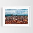 thumbnail image 1 of Roofs of Edinburgh. Scotland - Scotland United Kingdom Photography White Framed Wall Art Print 12 x 18 inches, 1 of 3