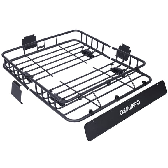 Rooftop Cargo Carrier Basket Motoring Roof Rack,Top Mount Roof Rack 43 black steel,